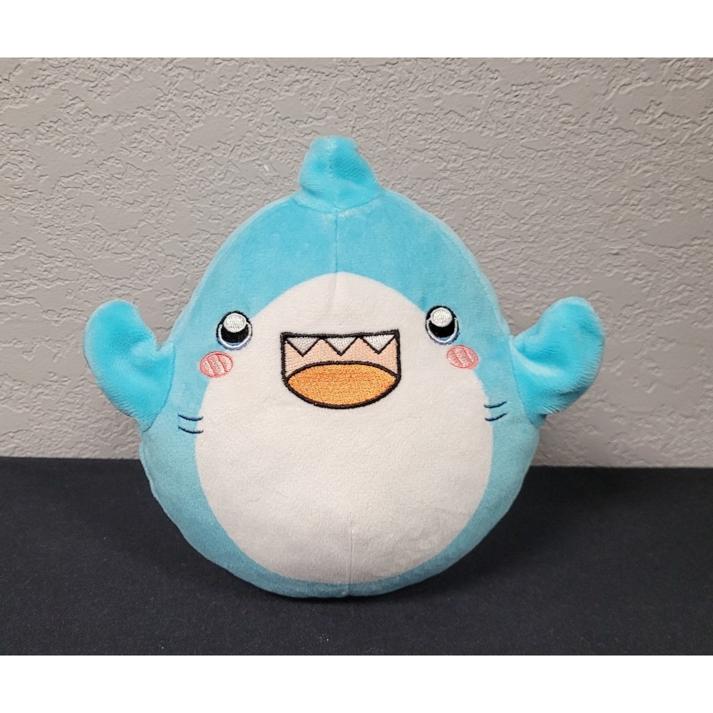 LankyBox Thicc Shark Plush 7 Inch Tall Plush Stuffed Animal